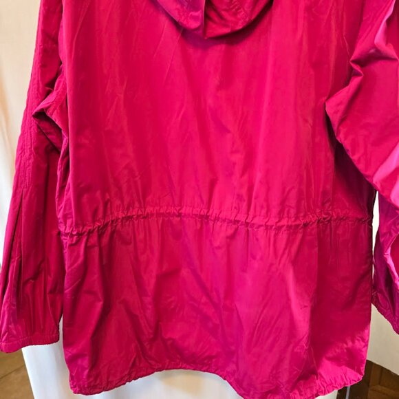 LAUREN RALPH LAUREN FULL ZIP ANORAK JACKET FUCHSIA SIZE XL ZIP POCKETS RELAXED - Picture 6 of 8